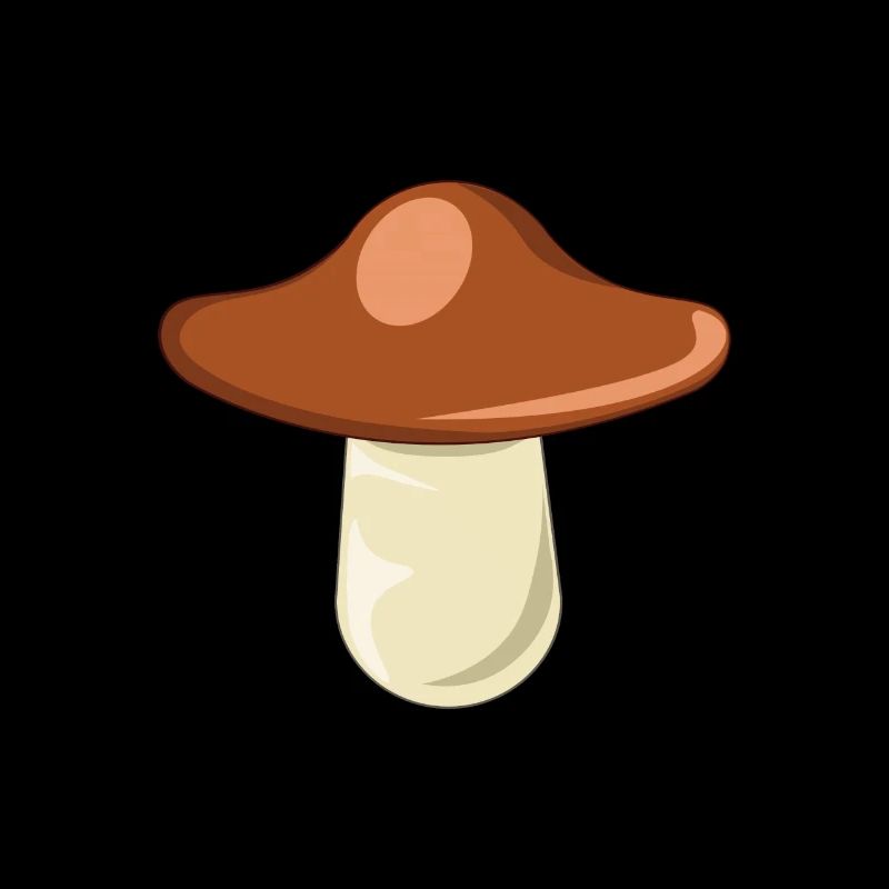 Chestnut Röhling, chestnuts and mushrooms design