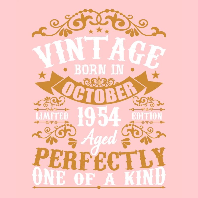 October 1954 Birthday Gift 1954 October