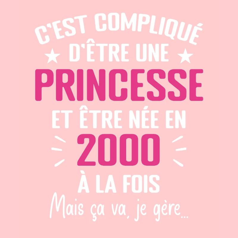 Princesse Née en 2000 - Cadeau D'anniversaire 2000