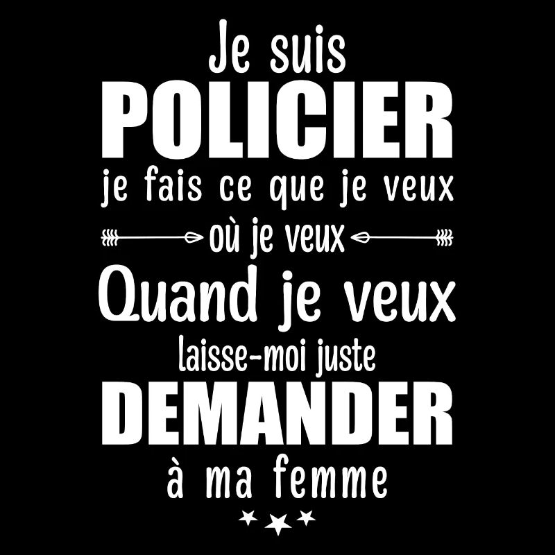 Policier En Couple Idée Cadeau Pour Mon Mari
