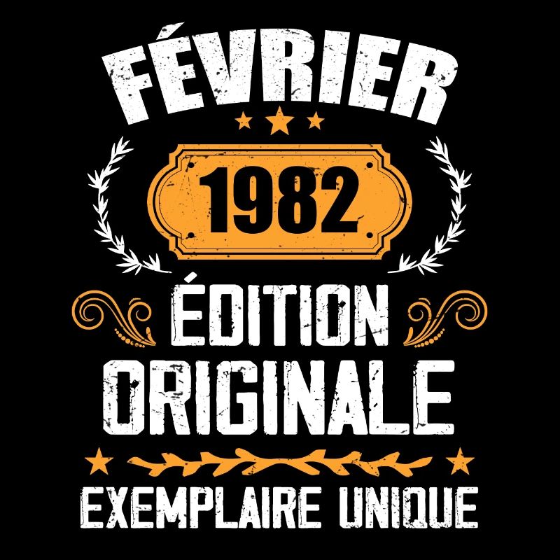Cadeau 42e Anniversaire Nées En Février 1982