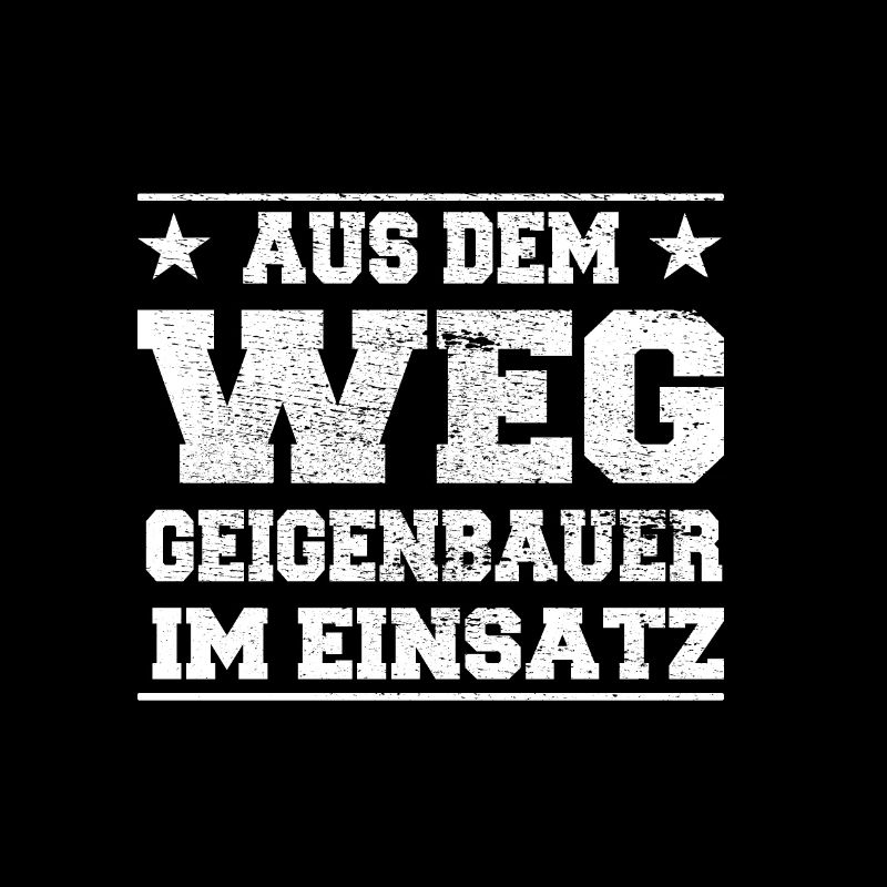 Aus dem Weg Geigenbauer im Einsatz Design