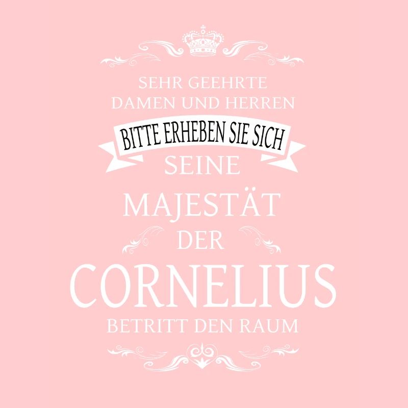 Sa Majesté Cornélius entre dans la pièce