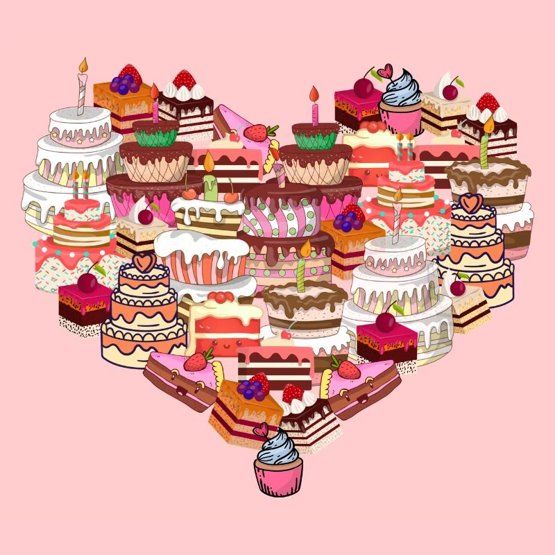 Cake Heart Cake Baking Bakery Gift Idea