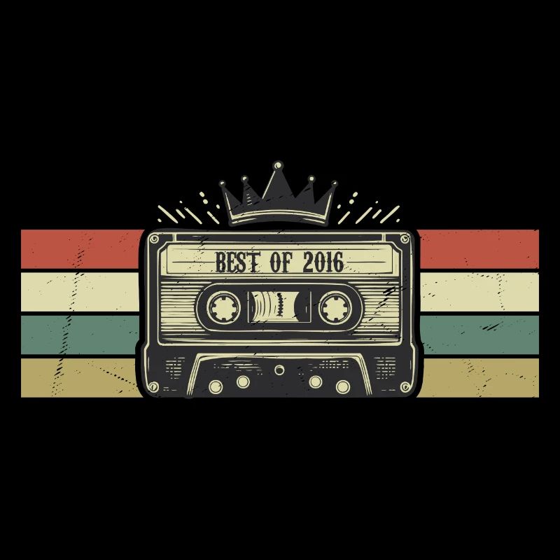 Cassette 2016 - Nées En 2016 Cadeau Anniversaire