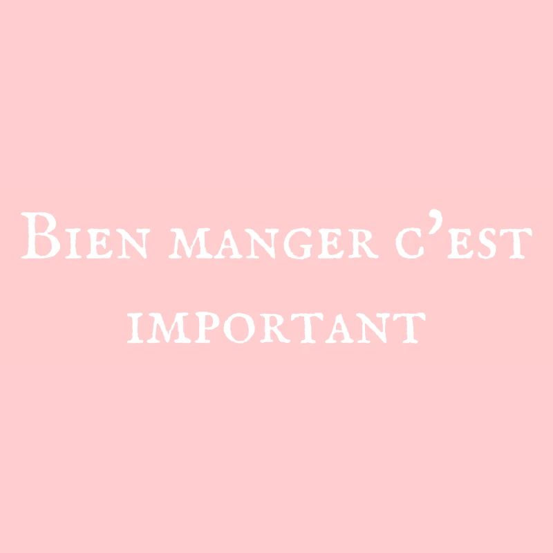Bien manger c'est important