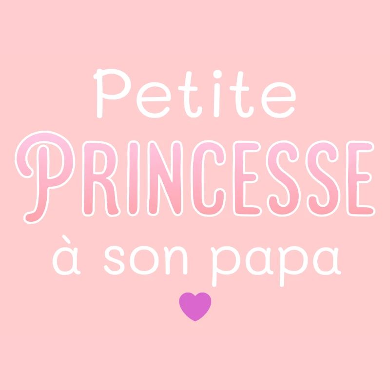 Petite Princesse à son papa. Mignon. Bébé. Fille