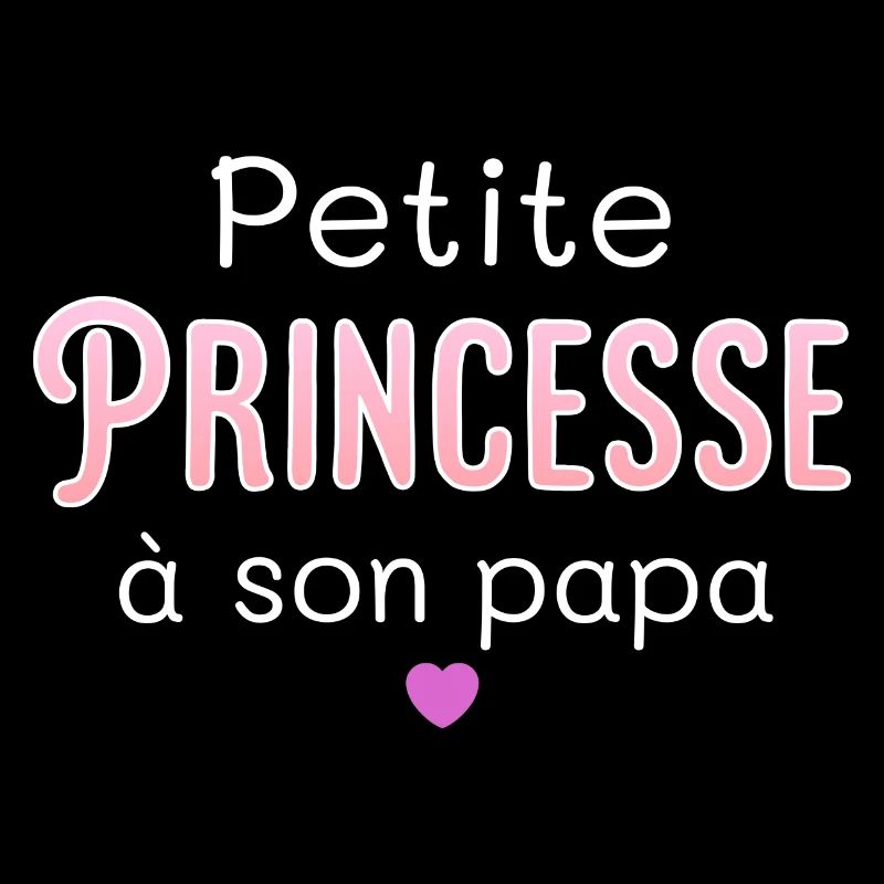 Petite Princesse à son papa. Mignon. Bébé. Fille