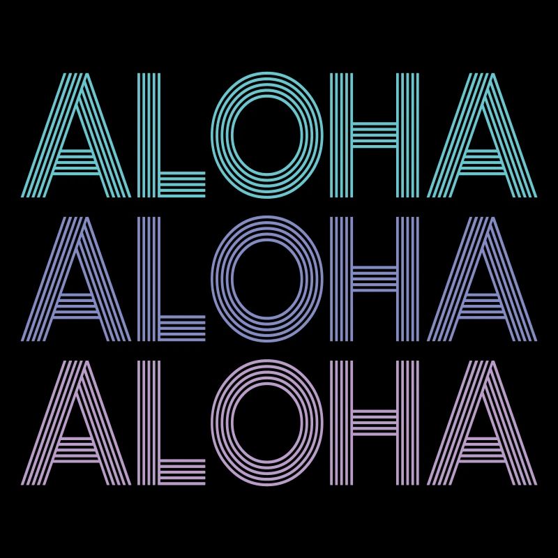 Aloha Aloha Aloha | Les couleurs peuvent être changées