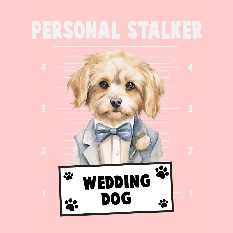 Personal Stalker Wedding Dog