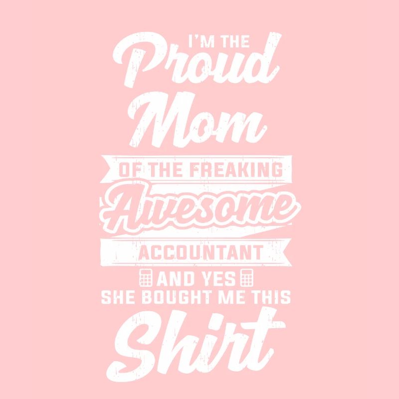 Fière maman d'un comptable impressionnant