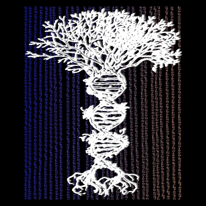 DNA-Baum des Lebens Glücksbaum - Save the World