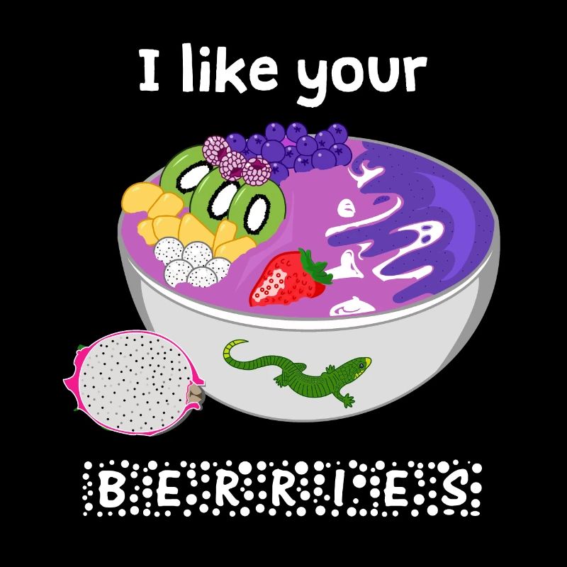 Smoothie Bowl - I like your berries white