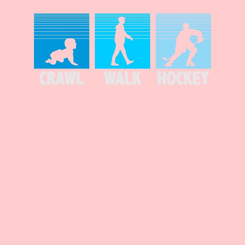 L’évolution du hockey, ramper, courir, hockey