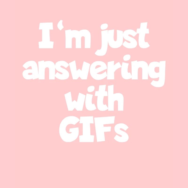 Reply Text Message GIF Chat Gift