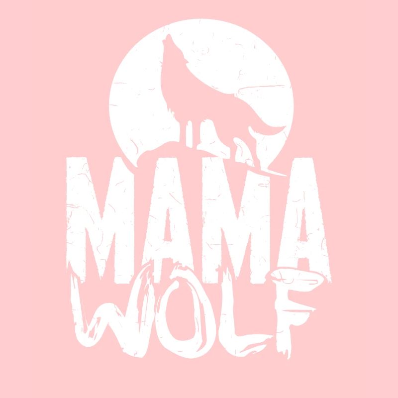 Mama Wolf Geschenk Familie Muttertag Kinder