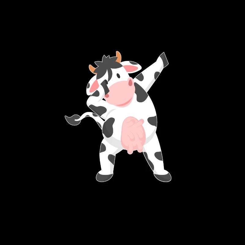Dabbing Kuh Dab Kühe Bauer Landwirt