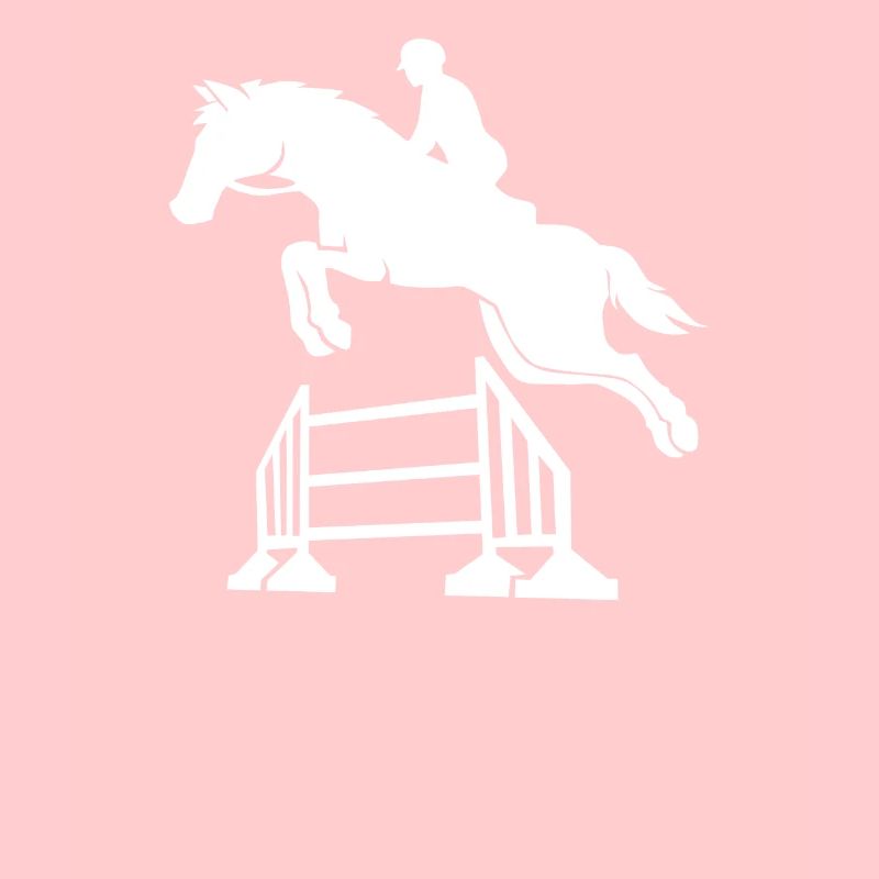 Cheval de cavalier galop de saut d'obstacles de course de poulain