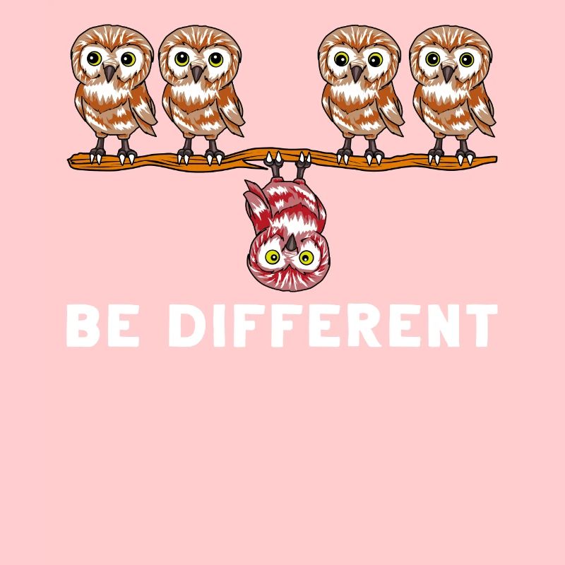 Anders Sein Eule Selbst Sein Verschieden Geschenk