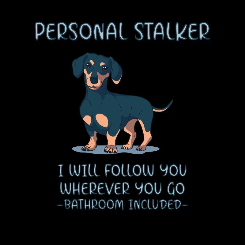 Dachshund Personal Stalker Dackel