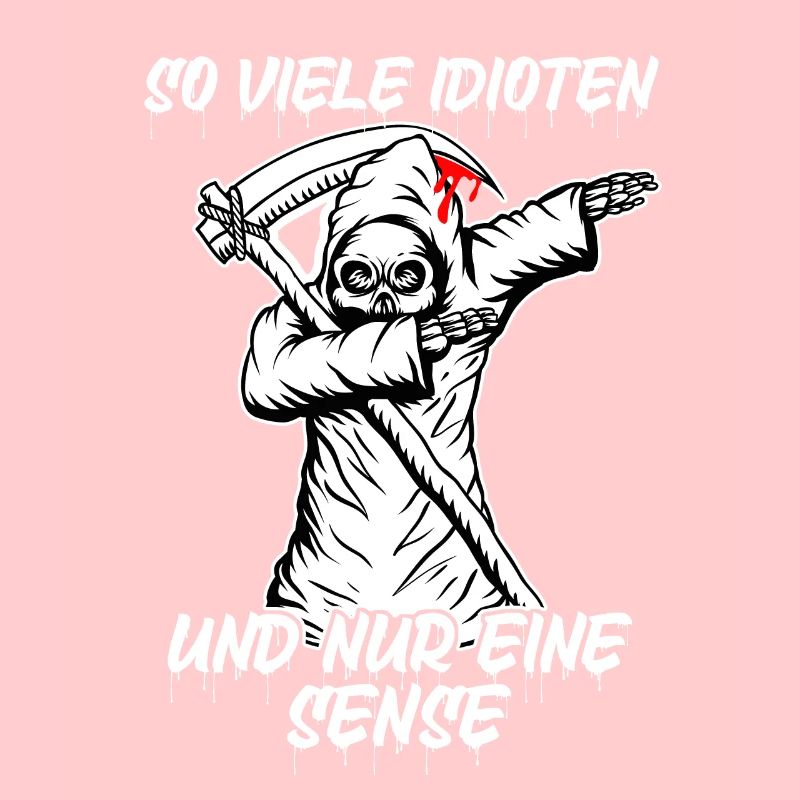 Dabbing Sensenmann Sense Tod Halloween Spruch