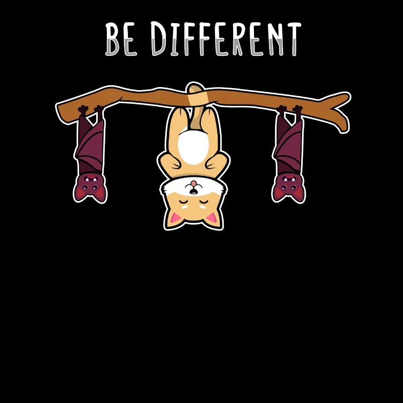 Be Different Mignon Chat Sois Anders