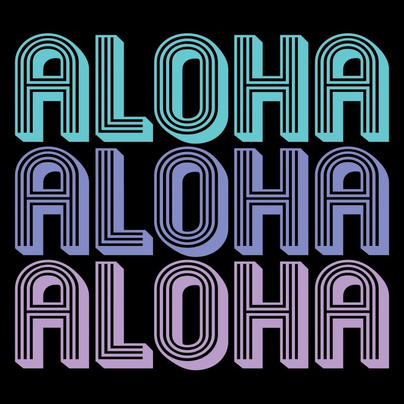 Aloha Aloha Aloha | Farben änderbar | Aloha Shirt