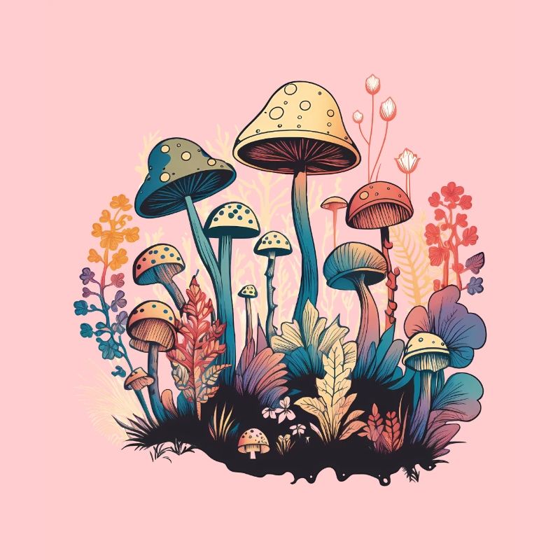 Farmcore Cottagecore Mushrooms