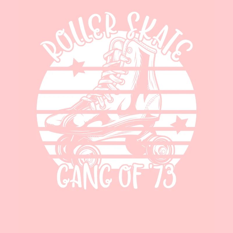Rollschuhfahrer Rollerskates Rollschuh Gang 1973