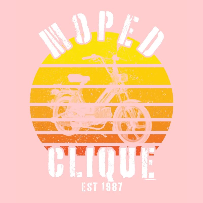 Moped Clique Scooter Mokick Two-Wheeler Driver 1987