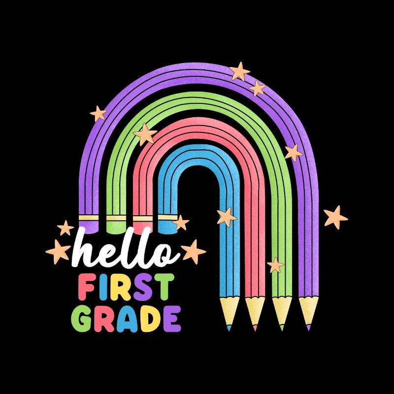 Hello 1st Grade Back To School First Day