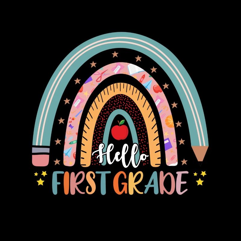 Hello 1st Grade Back To School First Day