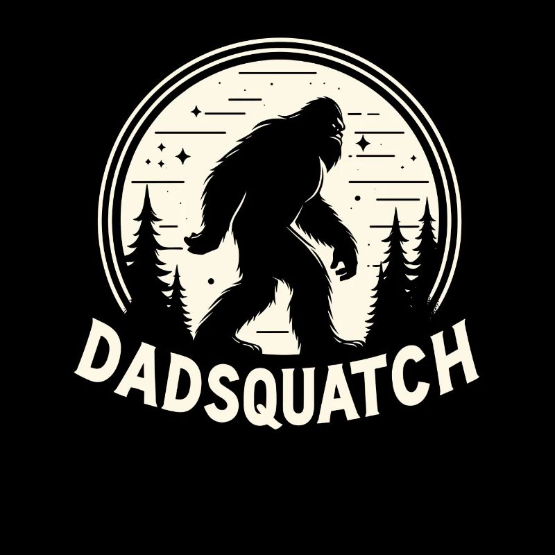 Bigfoot DADSQUATCH Dad Dad Dad Gift