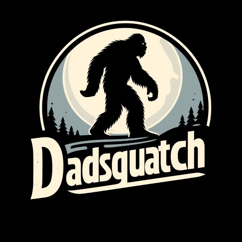 Bigfoot DADSQUATCH Dad Dad Dad Gift