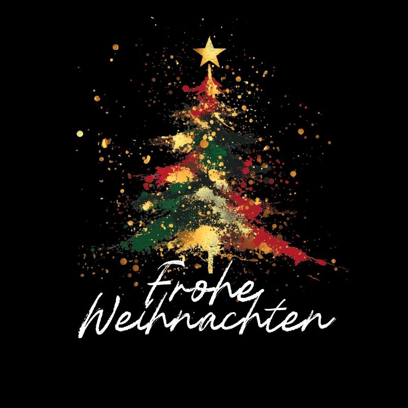 Oh Christmas Tree Colorful Artistic Christmas Tree