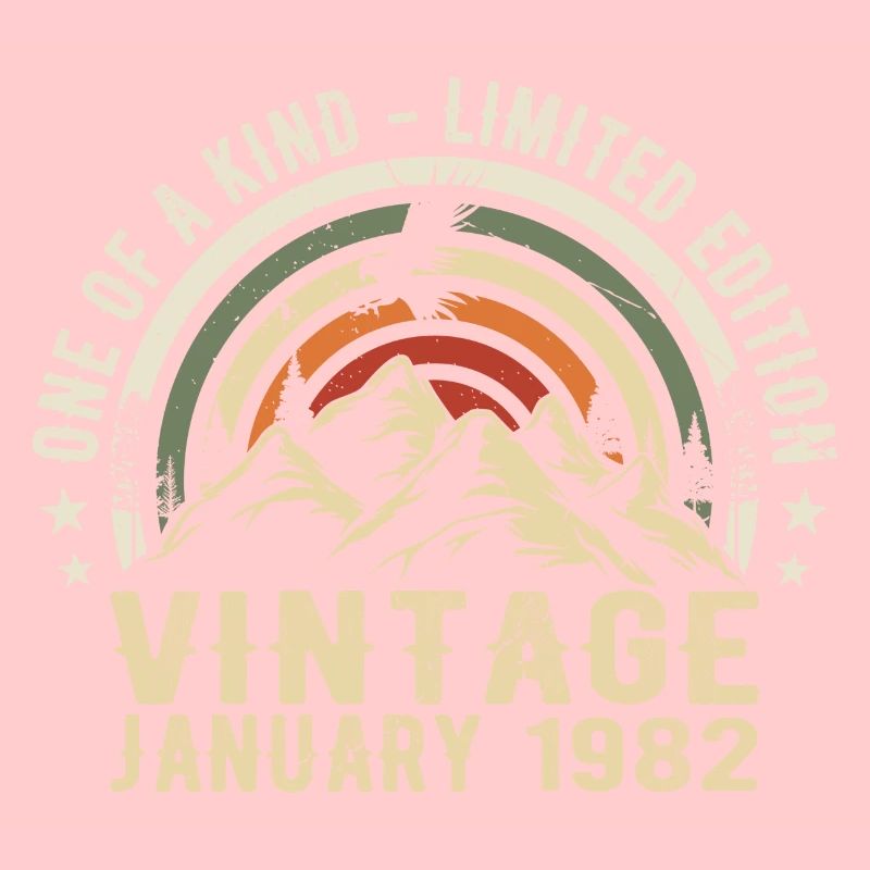 January 1982 Birthday Gift - Original 43 Years