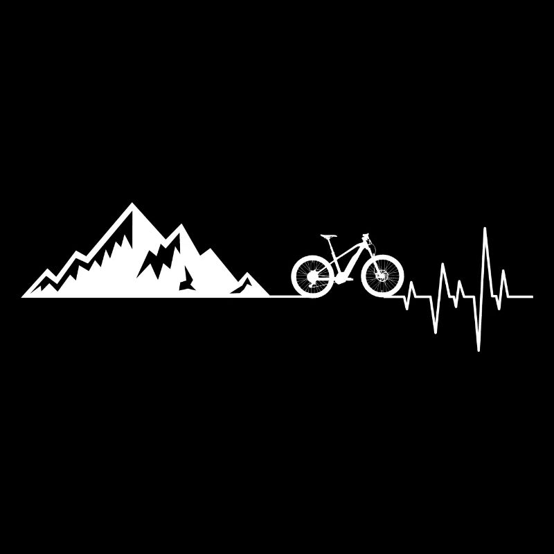 Heartbeat mountains bicycle