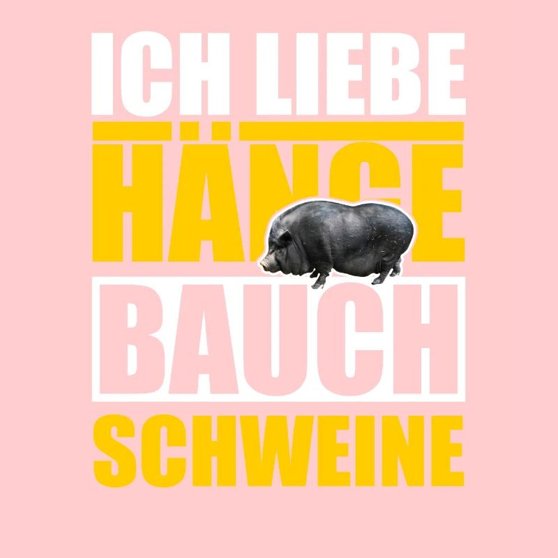 Retro Hängebauchschwein Hobbytier
