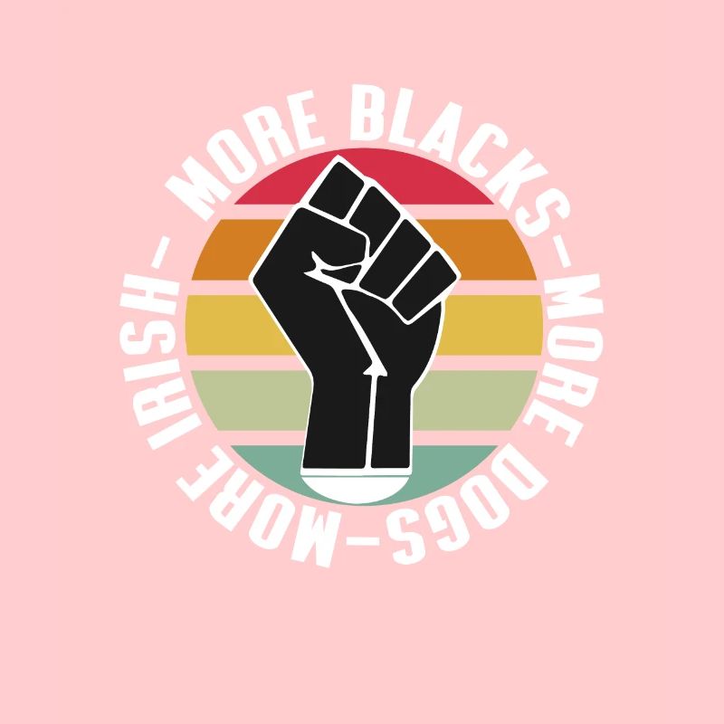 Plus de Noirs Plus de chiens Plus irlandais