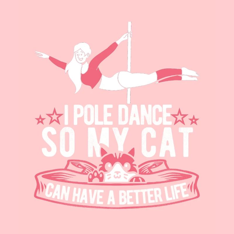 Pole Dancing Cat