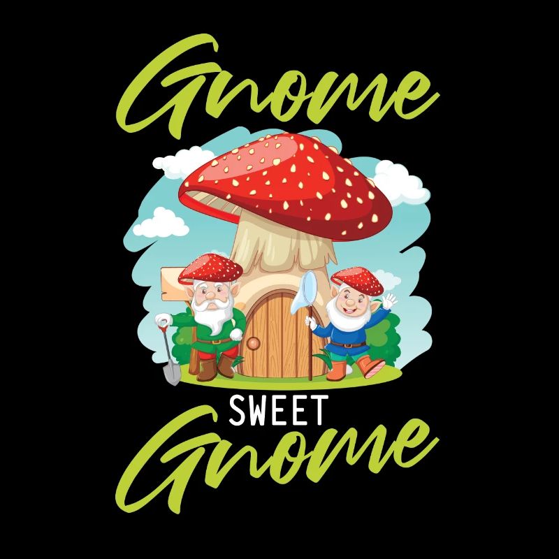 Cueillette de champignons Champignons Gnome Champignon Nain