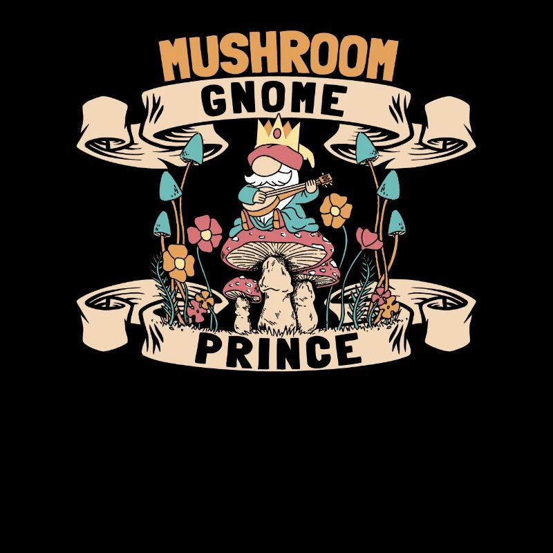 Cueilleurs de champignons Prince Nain de champignons