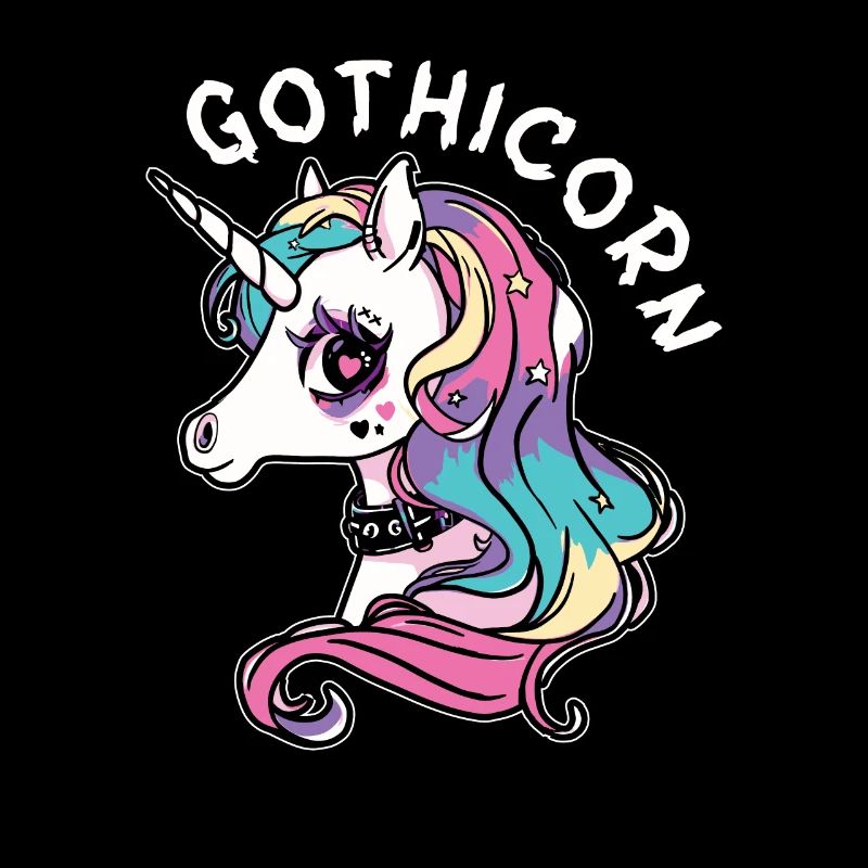 Gothic Einhorn Gothicorn
