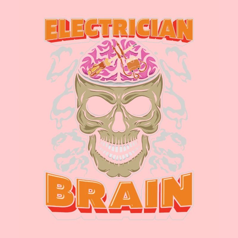 Electrician Electronics Technician Skull