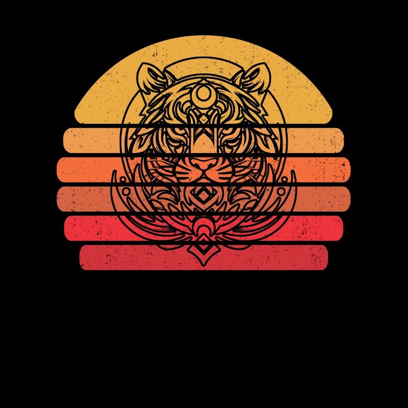 Tiger Tribal Moon Phases