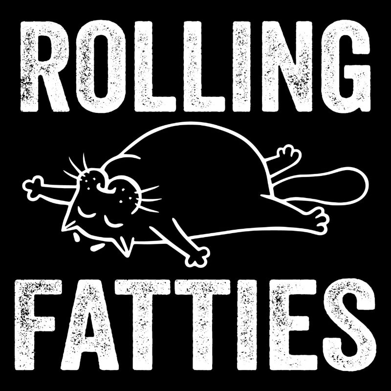 Rolling Fatties Cat Funny Fat Kitten Cat Lover