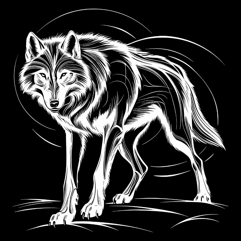 Wolf, weiß