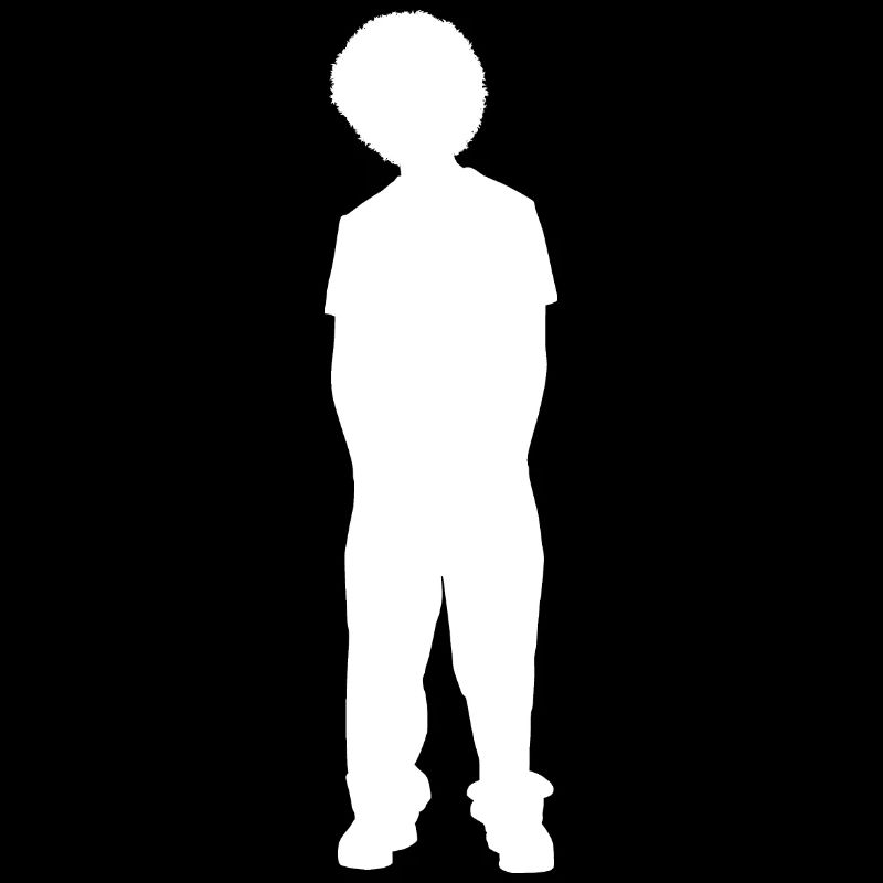 Afro en blanc ! HipHop cadeau de l’idée afro