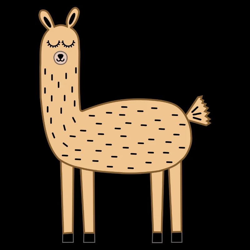 Lama Llama brun