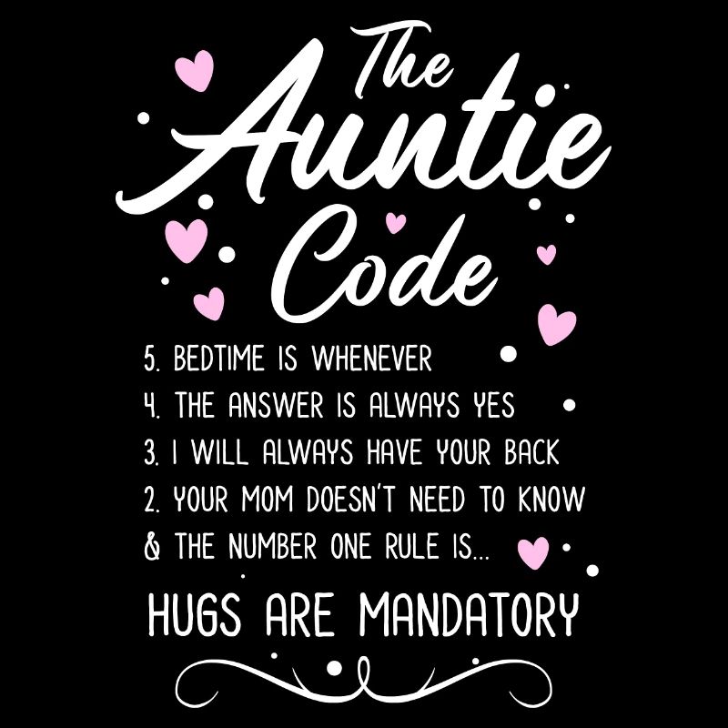 Le code de la tante ... les câlins sont obligatoires
